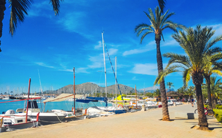 Hafen von Alcúdia auf Mallorca